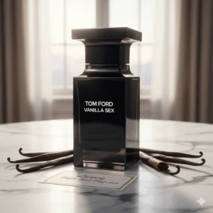 Luxury Tom Ford Vanilla Sex Eau de Parfum bottle representing high-end vanilla fragrances for a sophisticated scent profile.