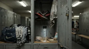 An athlete packing a long-lasting everyday perfume for humid climates inside a gym bag in Austin.